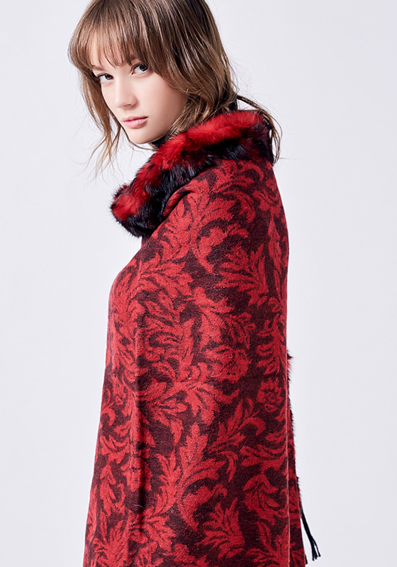 Fur Collar Rabbit Thick Scarf Fur Collar Rabbit Thick Scarf