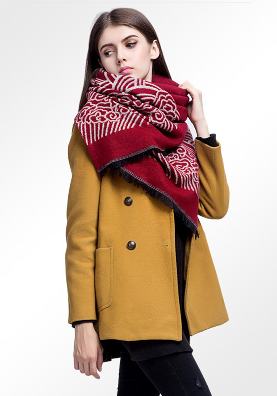 Luxury Print Cashmere Scarf Luxury Print Cashmere Scarf