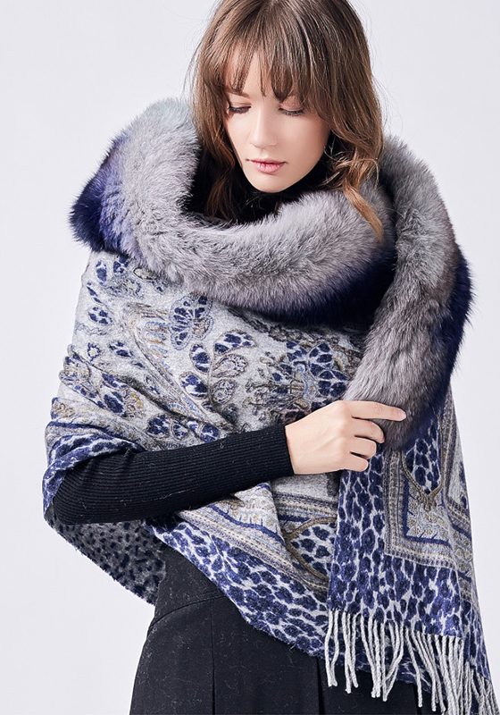 Real Fox Fur Luxury Scarf Real Fox Fur Luxury Scarf