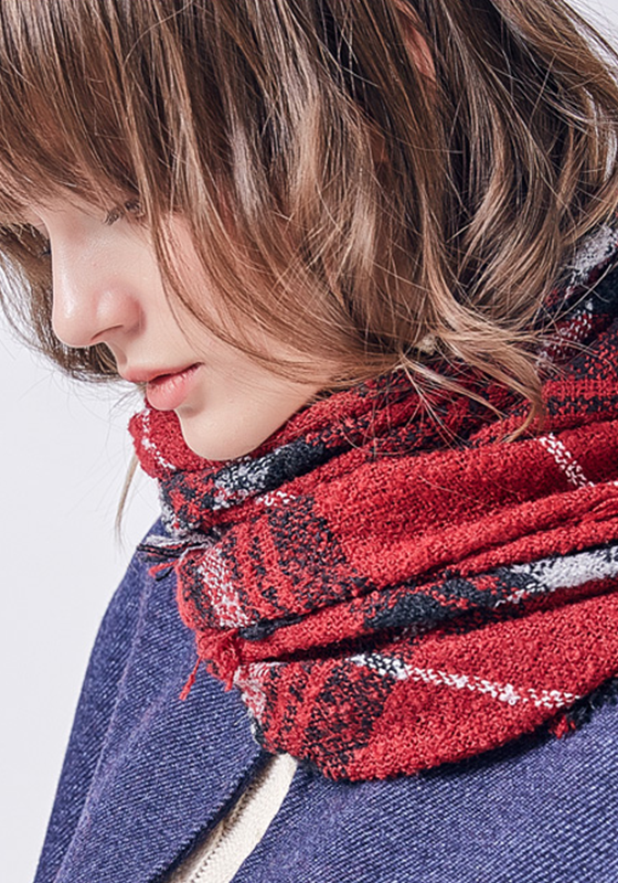 Triangle Plaid Scarf Triangle Plaid Scarf