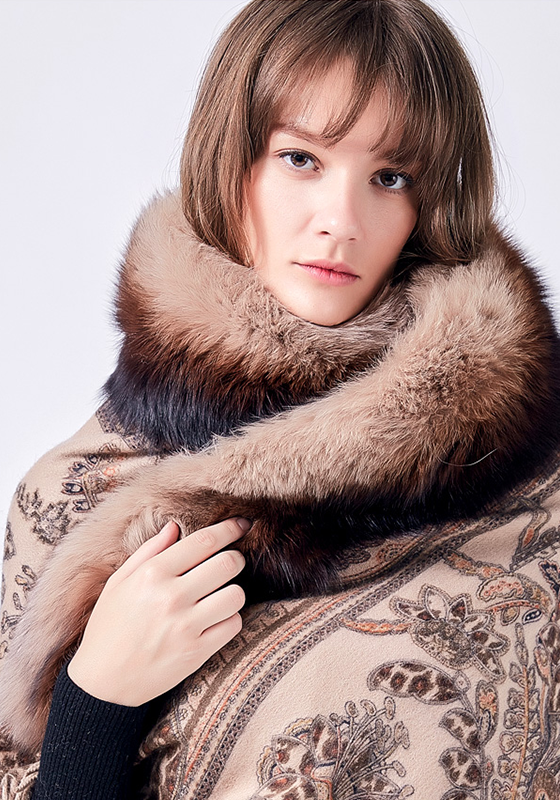 Real Fox Fur Luxury Scarf Real Fox Fur Luxury Scarf