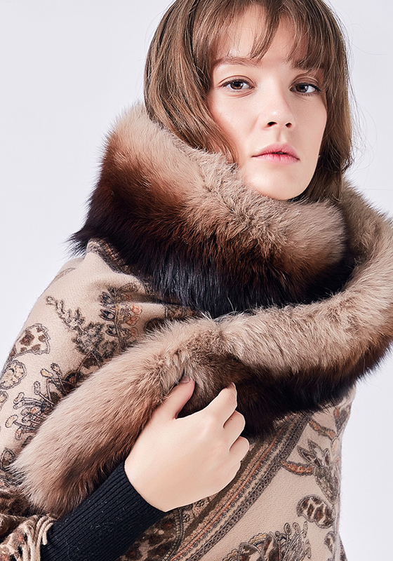 Real Fox Fur Luxury Scarf Real Fox Fur Luxury Scarf