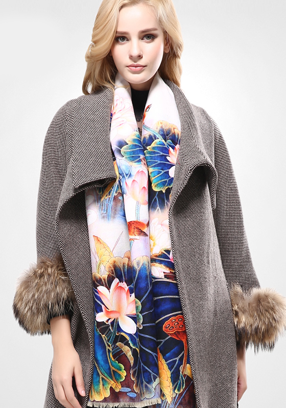 Wool Cashmere Luxury Scarf Wool Cashmere Luxury Scarf