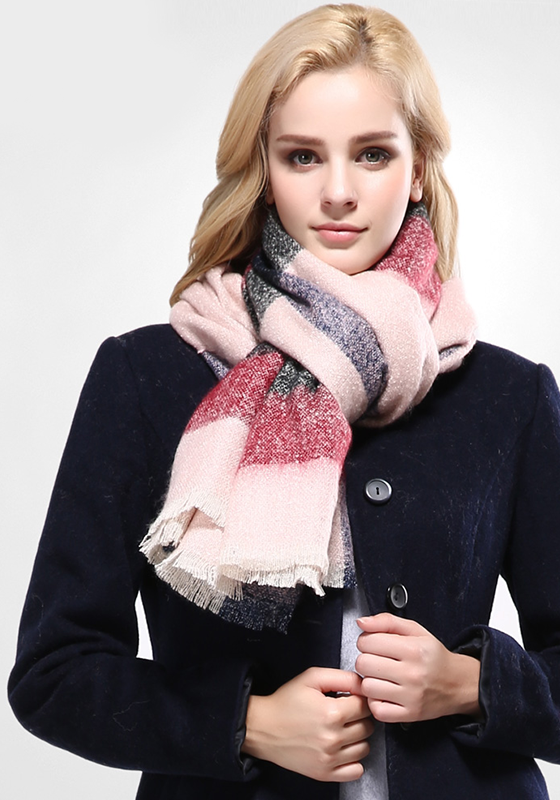 Long Plaid Scarf Long Plaid Scarf