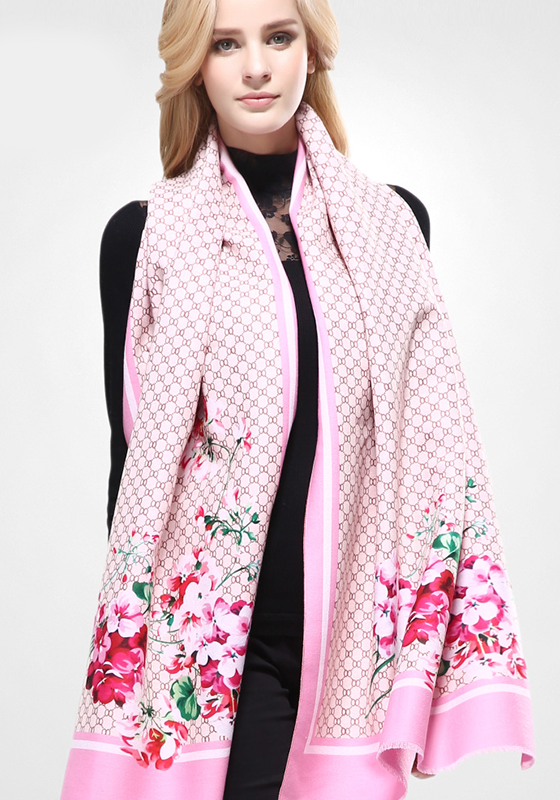 Wool Print Winter Scarf Wool Print Winter Scarf