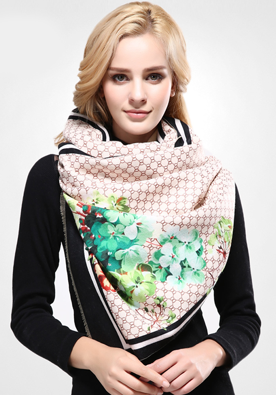 Wool Print Winter Scarf Wool Print Winter Scarf