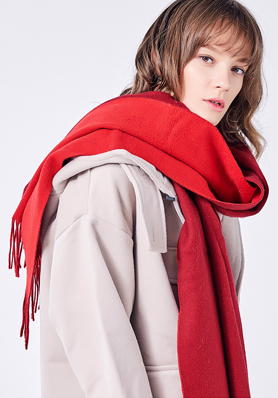 Wool Thick Foulard Scarf Wool Thick Foulard Scarf