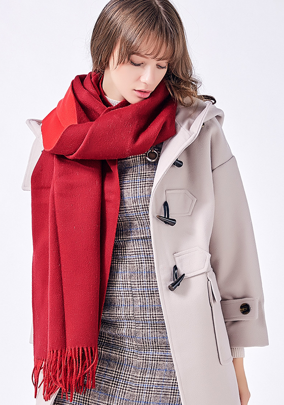 Wool Thick Foulard Scarf Wool Thick Foulard Scarf