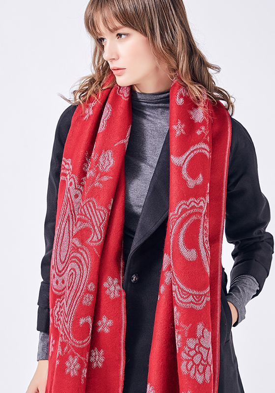 Wrap Flower Foulard Scarf Wrap Flower Foulard Scarf