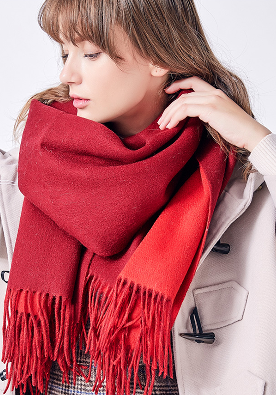 Wool Thick Foulard Scarf Wool Thick Foulard Scarf
