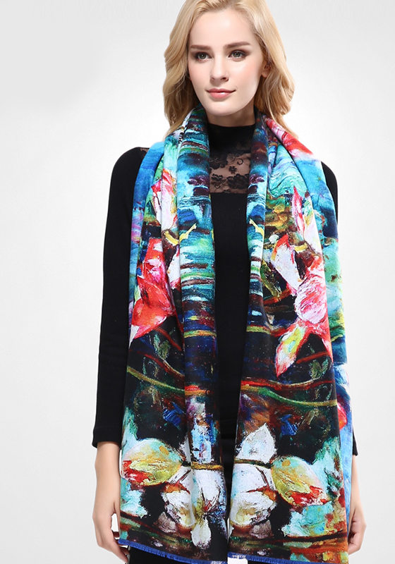 Cashmere Wool Poncho Scarf Cashmere Wool Poncho Scarf