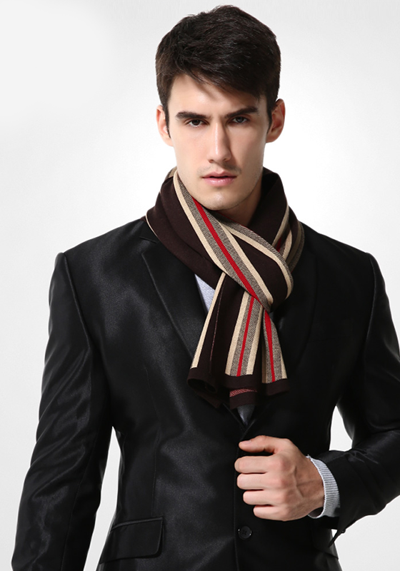 Striped Wool Scaf Striped Wool Scaf