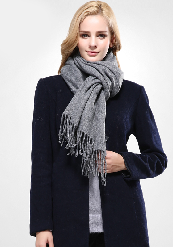 Solid Cotton Tassel Scarf Solid Cotton Tassel Scarf