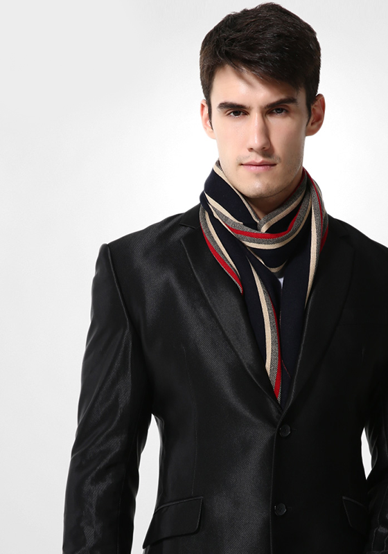 Striped Wool Scaf Striped Wool Scaf