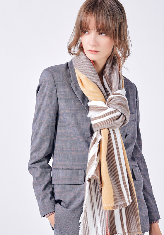 Foulard Femme Stripe Scarf Foulard Femme Stripe Scarf