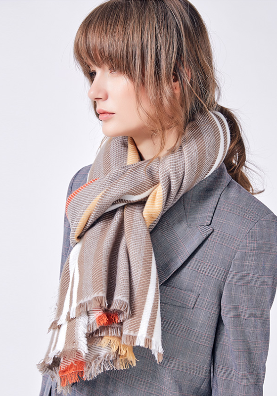 Foulard Femme Stripe Scarf Foulard Femme Stripe Scarf