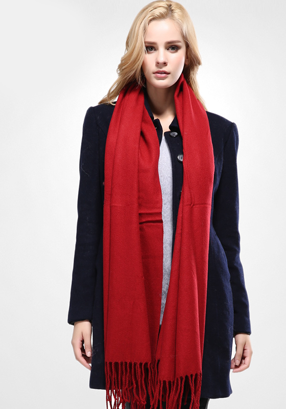 Cotton Solid Tassel Scarf Cotton Solid Tassel Scarf