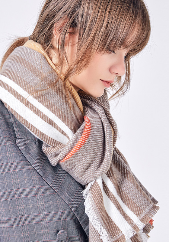 Foulard Femme Stripe Scarf Foulard Femme Stripe Scarf
