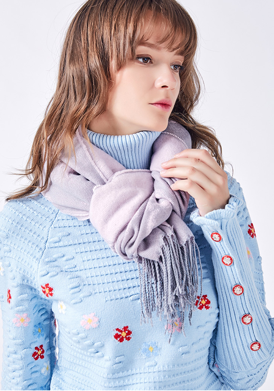Wrap Flower Foulard Scarf Wrap Flower Foulard Scarf