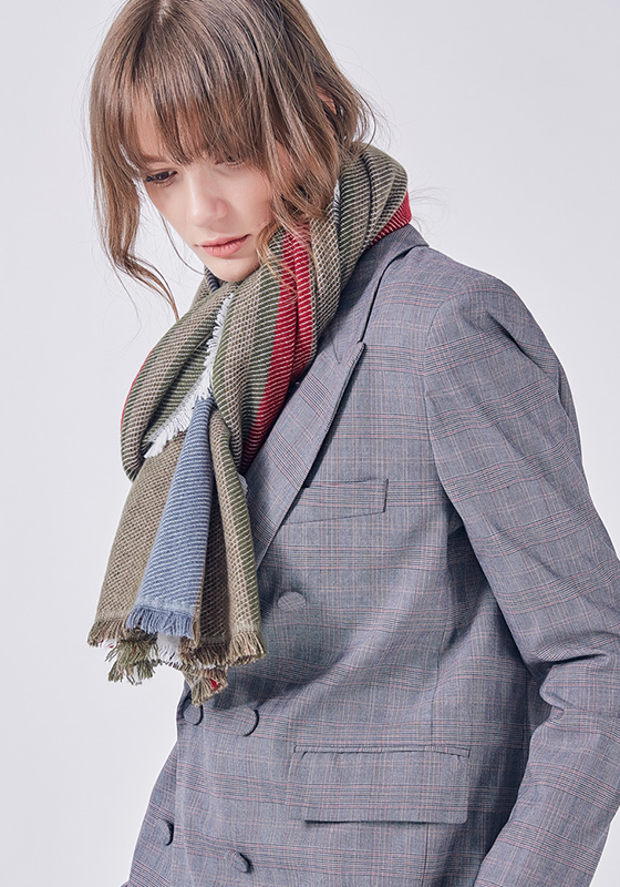 Foulard Femme Stripe Scarf Foulard Femme Stripe Scarf
