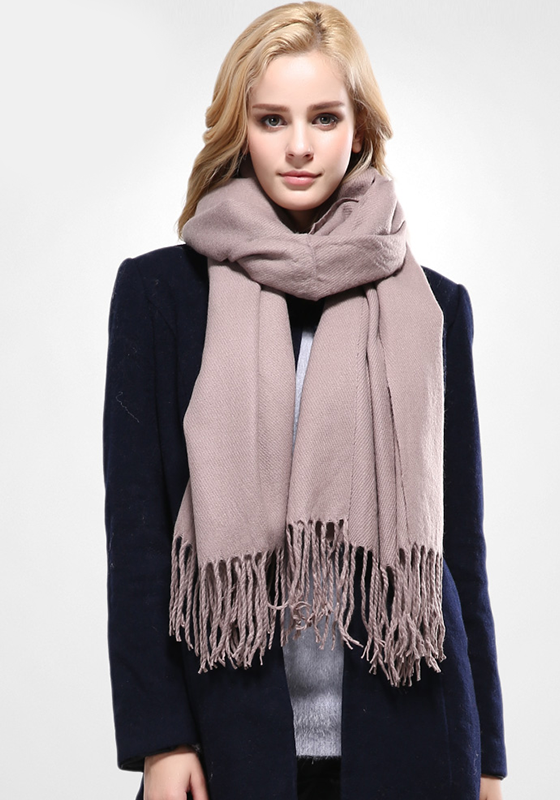 Cotton Solid Tassel Scarf Cotton Solid Tassel Scarf