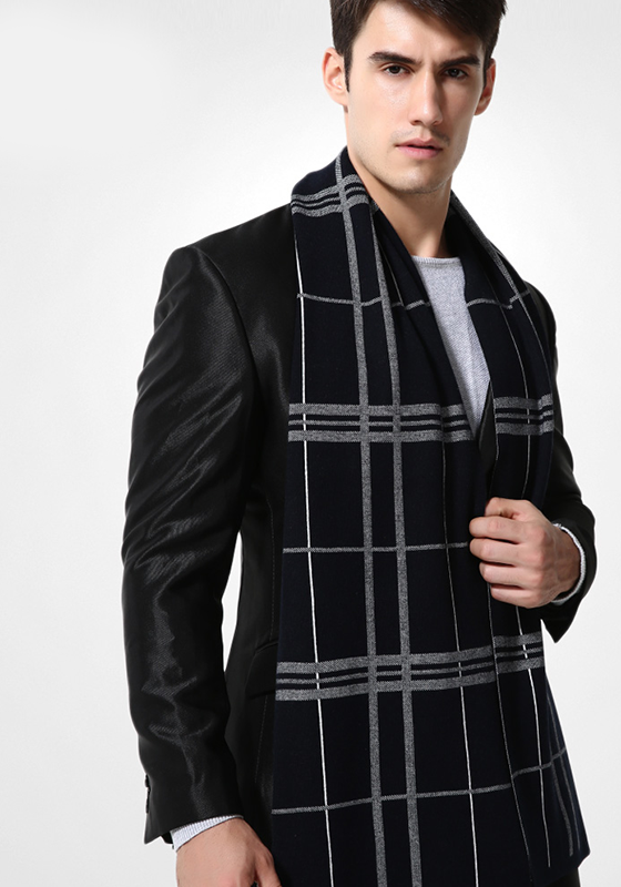 Wool Plaid Scarf Wool Plaid Scarf