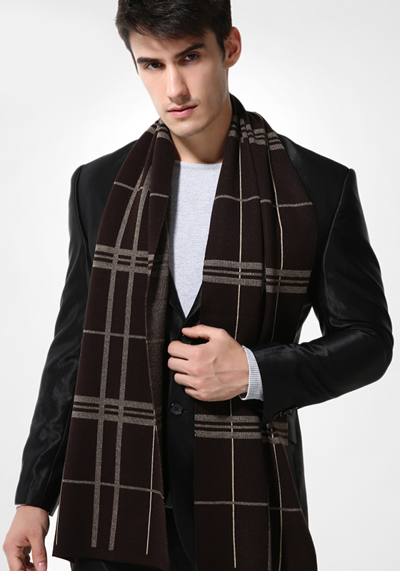 Wool Plaid Scarf Wool Plaid Scarf