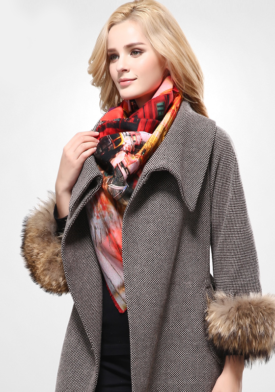 Wool Print Warm Scarf Wool Print Warm Scarf