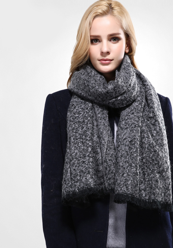 Foulard Wool Solid Shawl Foulard Wool Solid Shawl