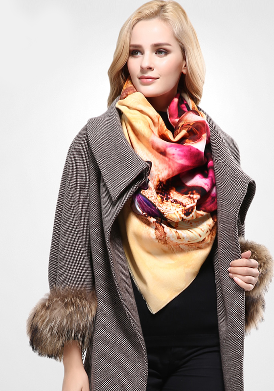 Warm Printing Cashmere Scarf Warm Printing Cashmere Scarf