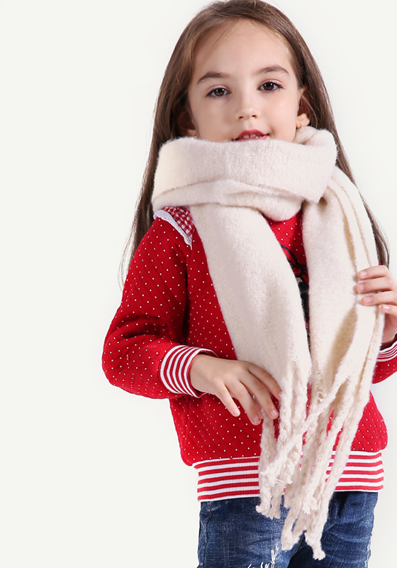 Cotton Knitted Tassel Scarf Cotton Knitted Tassel Scarf