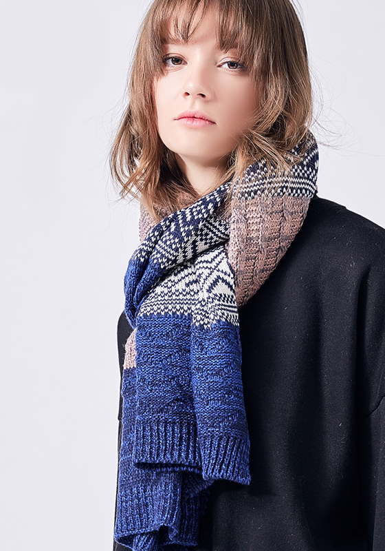 Bufandas Mujer Patchwork Scarf Bufandas Mujer Patchwork Scarf