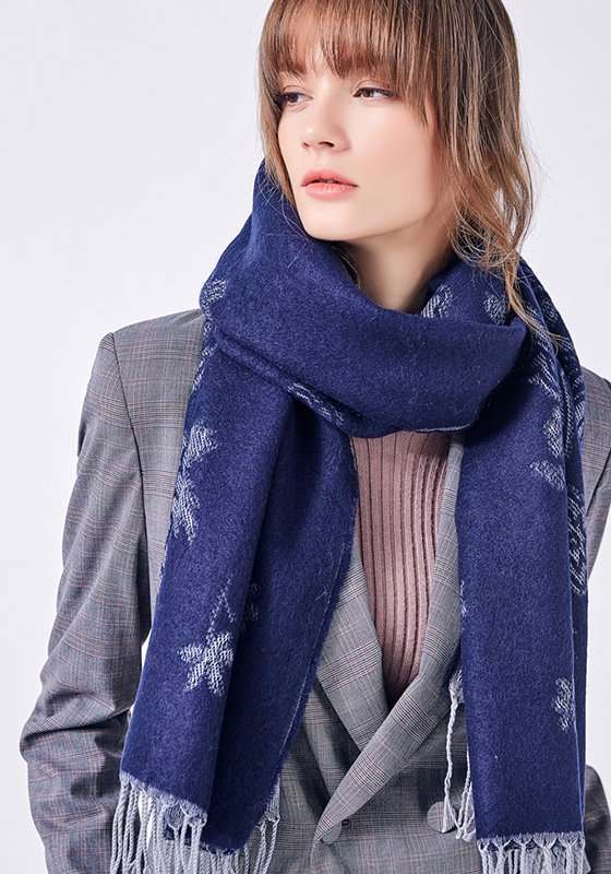 Wrap Flower Foulard Scarf Wrap Flower Foulard Scarf