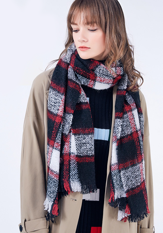 Luxury Plaid Bandana Scarf Luxury Plaid Bandana Scarf