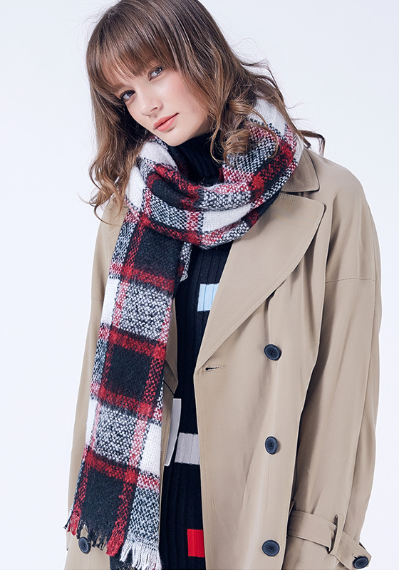 Luxury Plaid Bandana Scarf Luxury Plaid Bandana Scarf