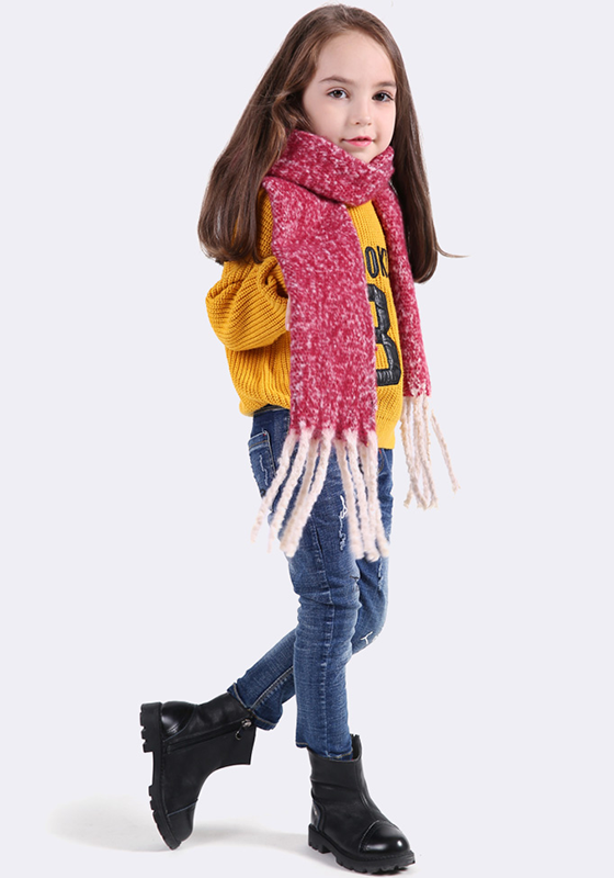 Cotton Knitted Tassel Scarf Cotton Knitted Tassel Scarf