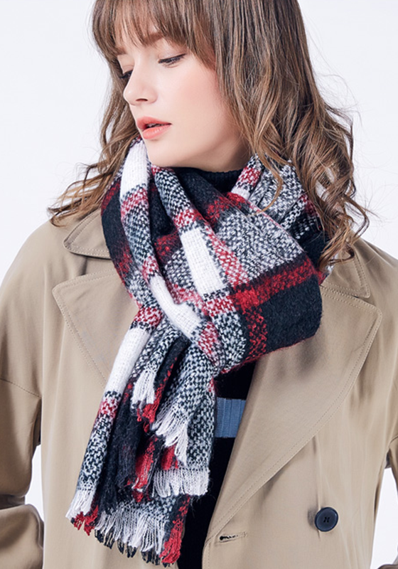 Luxury Plaid Bandana Scarf Luxury Plaid Bandana Scarf