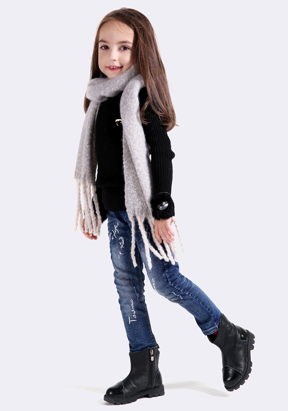Cotton Knitted Tassel Scarf Cotton Knitted Tassel Scarf