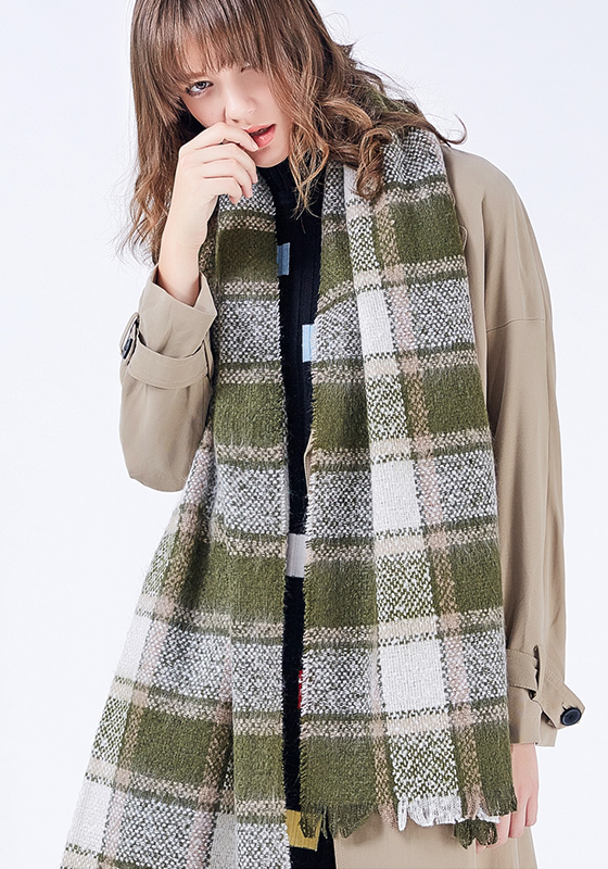 Luxury Plaid Bandana Scarf Luxury Plaid Bandana Scarf
