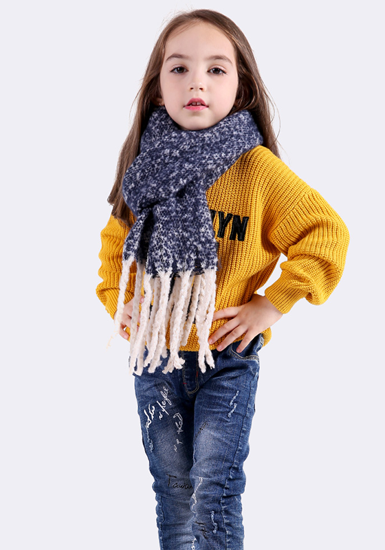 Cotton Knitted Tassel Scarf Cotton Knitted Tassel Scarf
