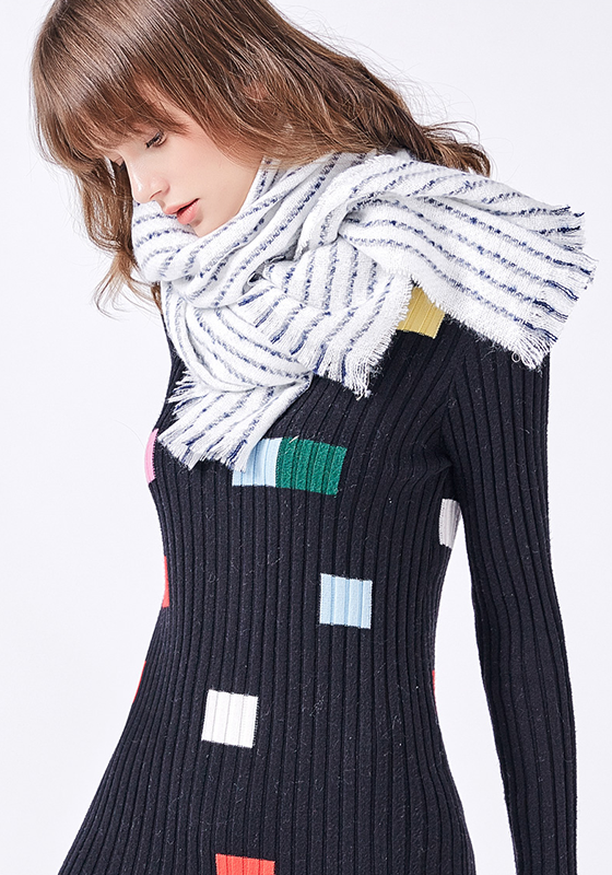 Stripe Soft Echarpe Scarf Stripe Soft Echarpe Scarf