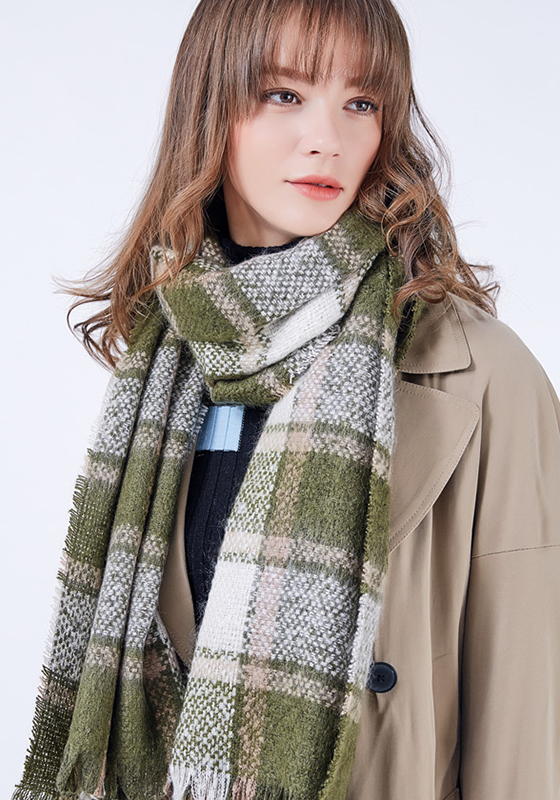 Luxury Plaid Bandana Scarf Luxury Plaid Bandana Scarf