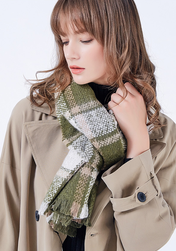 Luxury Plaid Bandana Scarf Luxury Plaid Bandana Scarf