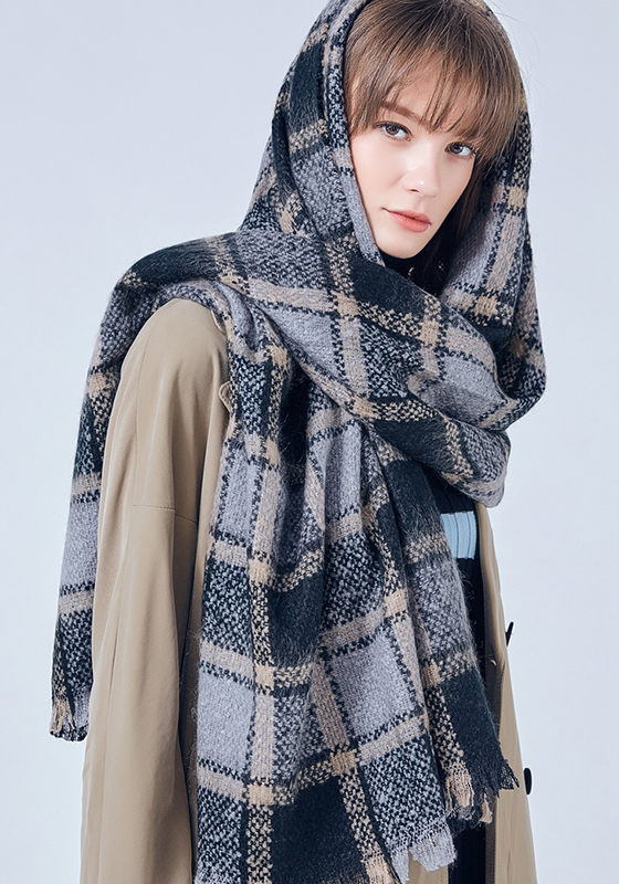 Luxury Plaid Bandana Scarf Luxury Plaid Bandana Scarf