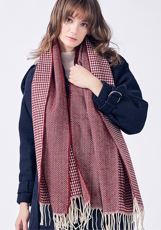 Long Tassel Foulard Scarf Long Tassel Foulard Scarf