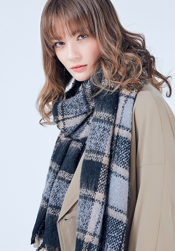 Luxury Plaid Bandana Scarf Luxury Plaid Bandana Scarf