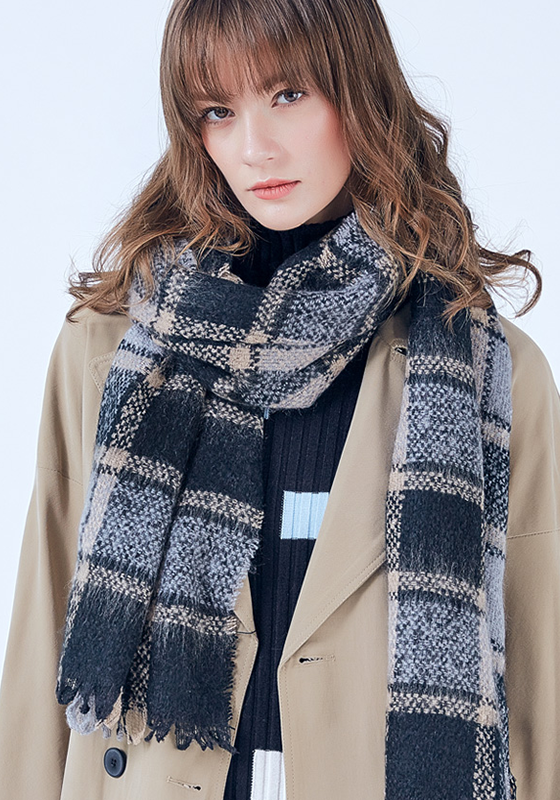 Luxury Plaid Bandana Scarf Luxury Plaid Bandana Scarf