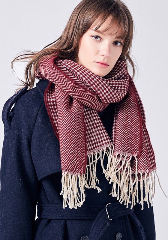 Long Tassel Foulard Scarf Long Tassel Foulard Scarf