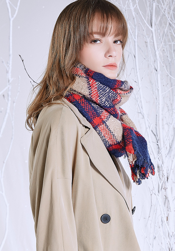 Luxury Plaid Bandana Scarf Luxury Plaid Bandana Scarf