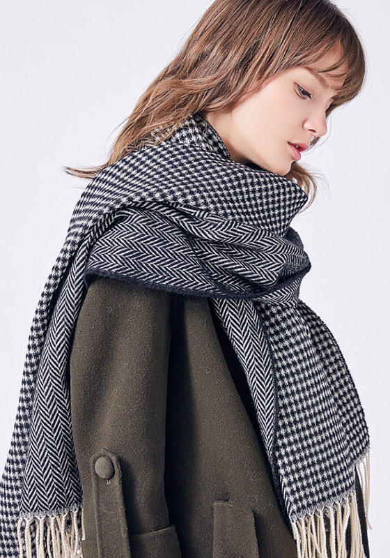 Long Tassel Foulard Scarf Long Tassel Foulard Scarf